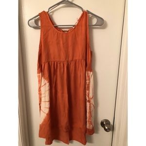 Orange tie-dye Dress/Top